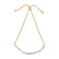 Diamond Slider Link Bolo Bracelet in 14K Gold-Plated Sterling Silver – 0.33 Cttw
