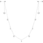 14G 9/16 Clear Gem Butterfly Dangle Nipple Chain