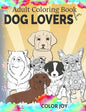 Adult coloring book for dog lovers: Beautiful dog designs - Paperback