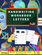 Handwriting Workbook LETTERS: Preschool, Kindergarten, Pre K writing paper with lines, suitable for kids ages 3 to 6, handwriting upper&lowercase tr - Paperback