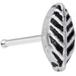 20G 5/16 Simple Feather Nose Bone