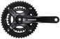 Shimano FC-TY-501-2 Crankset - 175mm 7/8-Speed 46-30t Riveted Square Taper JIS Spindle Interface BLK