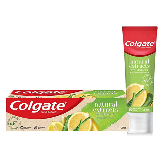 Colgate Natural Extracts Lemon Toothpaste 1.7oz - 100% Natural Formula