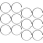 22G 5/16 Seamless Circular Ring Set of 12