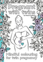 Pregnant with twins.: Mindful colouring for twin pregnancy. - Paperback