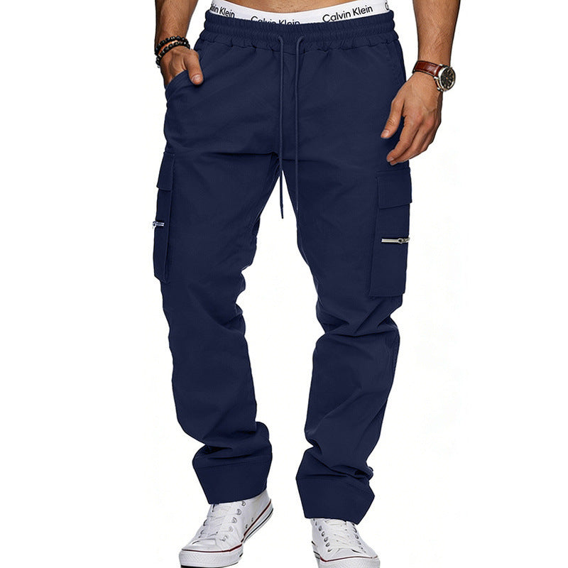 Outdoor Loose Men's Multi-Pocket Casual Sports Pants