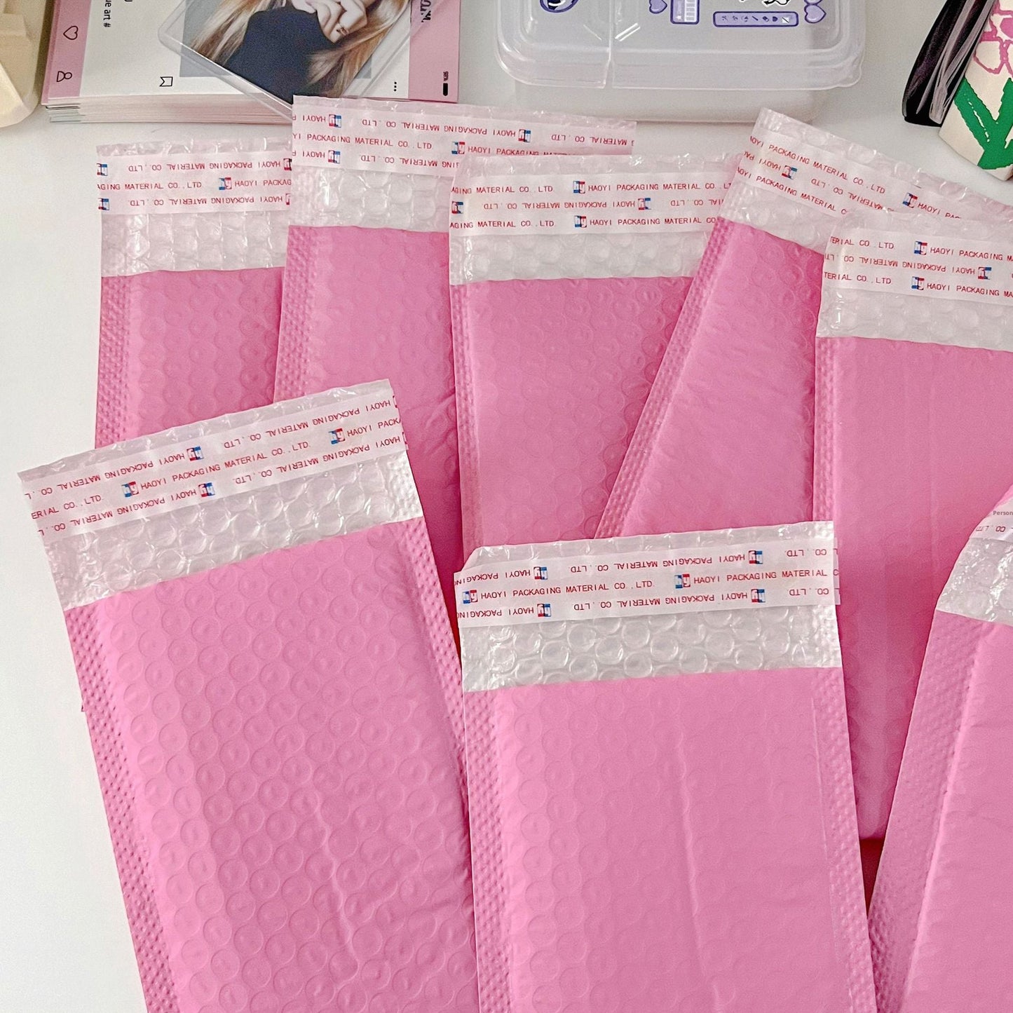 Macaron packaging bag-blue-1 pack