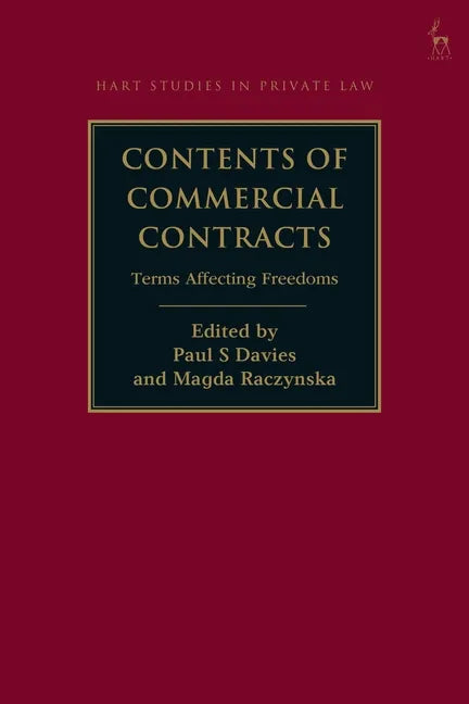Contents of Commercial Contracts: Terms Affecting Freedoms - Paperback