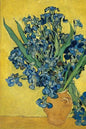 Vincent van Gogh's 'Vase with Irises Against a Yellow Background' Art of Life Jo - Paperback