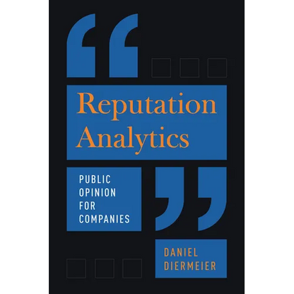 Reputation Analytics: Public Opinion for Companies - Hardcover