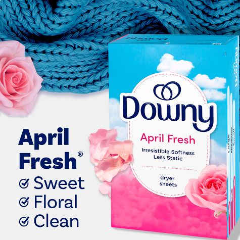 Downy April Fresh Fabric Softener Dryer Sheets - 105ct