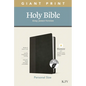 KJV Personal Size Giant Print Bible, Filament Enabled Edition (Leatherlike, Black/Onyx, Indexed) - Imitation Leather