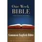 One Week Bible CEB: Scripture Summarizing the Holy Bible (TM) - Paperback