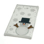 Snowman Winter Village 4x6 Glass Window