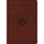 ESV Journaling Bible, Interleaved Edition (Trutone, Mahogany, Mosaic Cross Design) - Imitation Leather