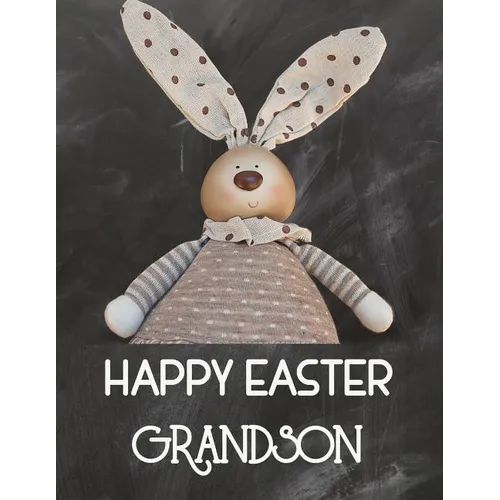 Happy Easter Grandson: Sketchbook for Kids Drawings Activity Book - Paperback