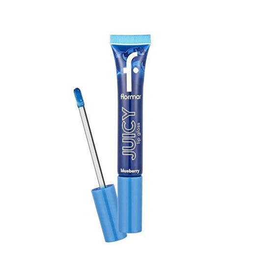 Flormar Juicy Lip Gloss 004 Blueberry - Shiny, Moisturized Lips with Unique Fruity Color