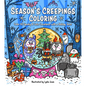 Season's Creepings Coloring: Color 60 Spooky & Cute Creatures with a Holiday Twist - Paperback
