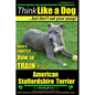 American Staffordshire Terrier, American Staffordshire Terrier Training AAA AKC: Think Like a Dog, but Don't Eat Your Poop! American Staffordshire Ter - Paperback