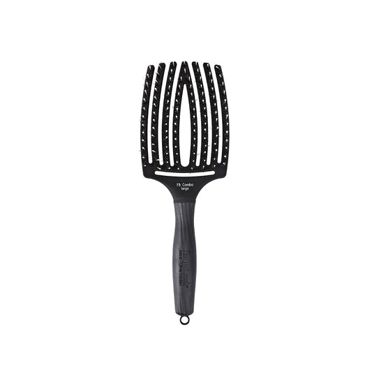 Olivia Garden Finger Brush Combo Large Hair Brush - Gentle Detangling Hair Brush for Long Hair