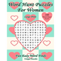 Word Hunt Puzzles For Women Large Print: Fun Easy Word Finds - Paperback