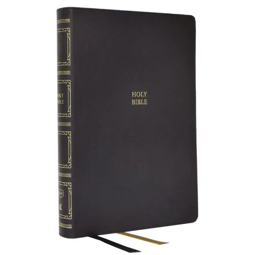 KJV Holy Bible: Paragraph-Style Large Print Thinline with 43,000 Cross References, Black Leathersoft, Red Letter, Comfort Print: King James Version - Imitation Leather