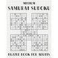 Samurai Sudoku Puzzle Book for Adults - Medium: 500 Normal Sudoku Puzzles Overlapping into 100 Samurai Style - Paperback