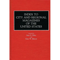 Index to City and Regional Magazines of the United States - Hardcover