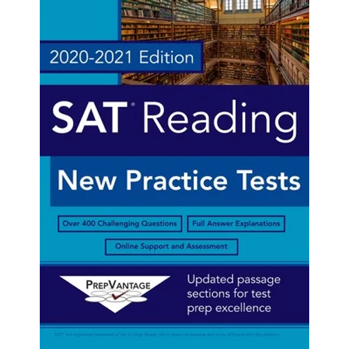 SAT Reading: New Practice Tests, 2020-2021 Edition - Paperback