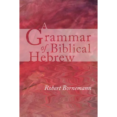 A Grammar of Biblical Hebrew - Paperback