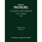 Canon and Gigue in D major, T 337: Study score - Paperback