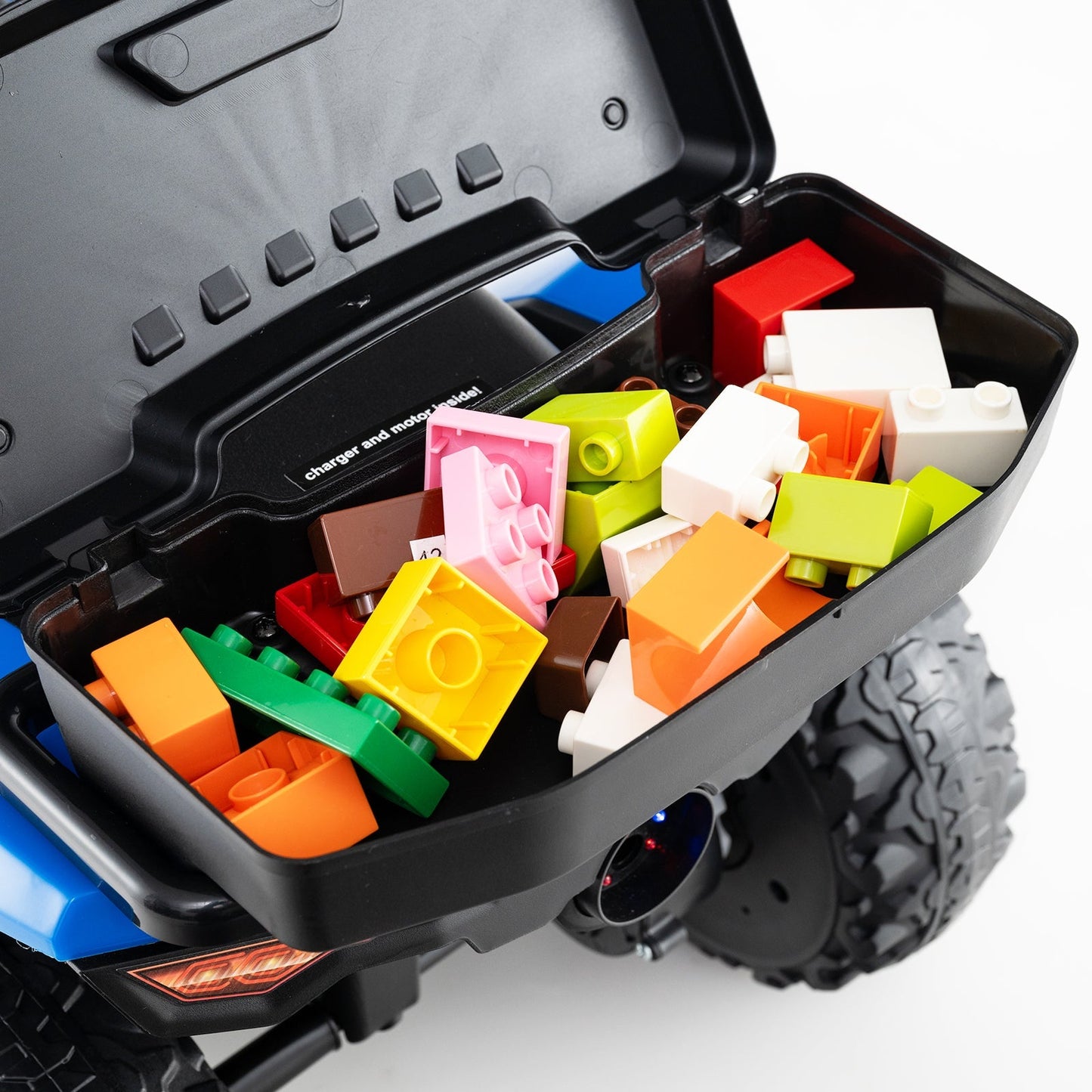 6V Kids Ride On ATV with Spray Function and Storage Box with Music
