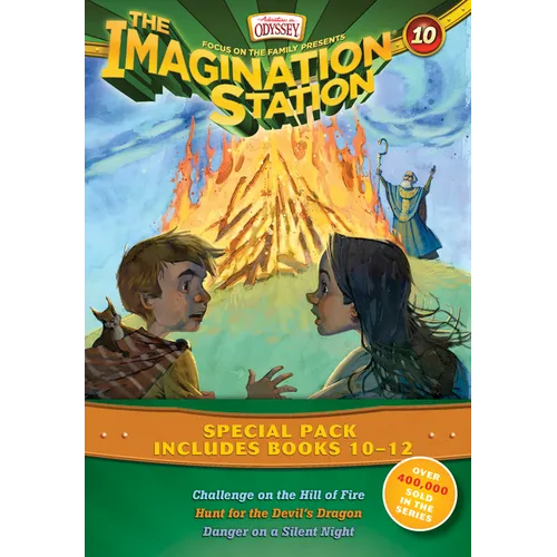 Imagination Station Books 3-Pack: Challenge on the Hill of Fire / Hunt for the Devil's Dragon / Danger on a Silent Night - Paperback