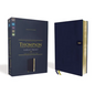 Niv, Thompson Chain-Reference Bible, Large Print, Leathersoft, Navy, Red Letter, Comfort Print - Imitation Leather