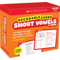 Decodable Cards: Short Vowels & More - Hardcover