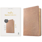 NLT Super Giant Print Bible, Filament Enabled (Leatherlike, Blush Floral, Red Letter): Dayspring Signature Collection - Imitation Leather