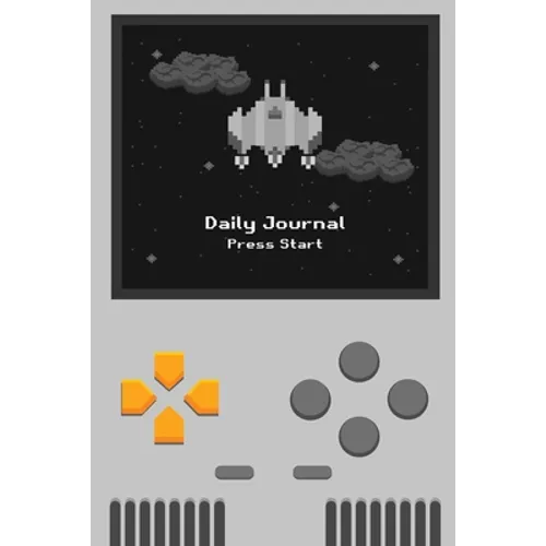 8Bit Daily Planner & Journal: Video Game Themed Journal Planner with Gratitude 120 pages 6x9 for Kids - Paperback