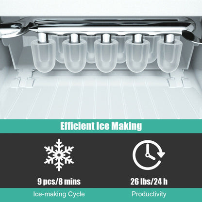 Portable Ice Maker with Scoop