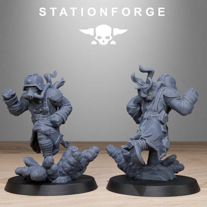 3D Printed GrimGuard Objective Markers by Stationforge Miniatures