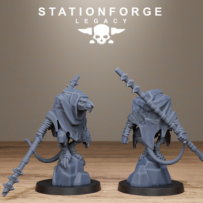3D Printed Rotfang Plague Bearers by Stationforge Legacy Miniatures