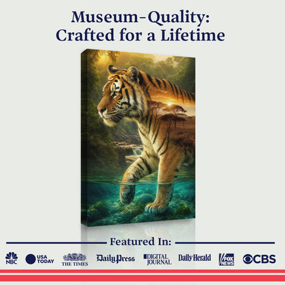 Tiger's Allegory Wall Art