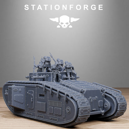 3D Printed FreeGuard Heavy Tank by Stationforge Miniatures