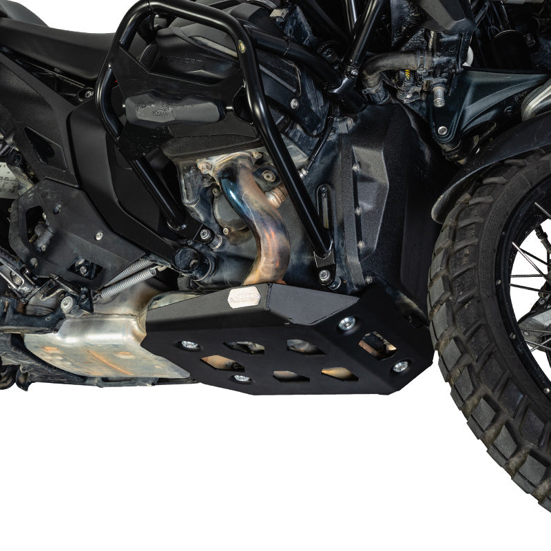 LOBOO Engine Guard for BMW R1300GS / R1300GS Adventure – 4 mm Aluminum Alloy Skid Plate, Anodized Surface, Vibration Damping Design