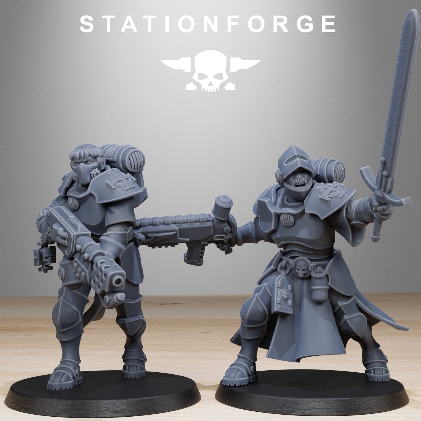 3D Printed Vadalites Brotherhood by StationForge Miniatures