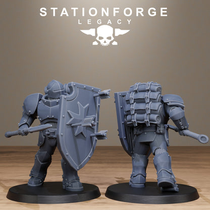 3D Printed Solaris Spearmen by Stationforge Miniatures