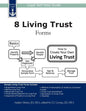 8 Living Trust Forms: Legal Self-Help Guide - Paperback