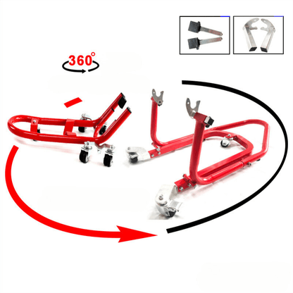 Liou Stand™ Motorcycle Paddock Stand Dolly Mover