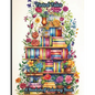 Tinted Tales: A Bookshelf Coloring book: A 50-page coloring book where the magic of storytelling meets the joy of coloring. - Paperback
