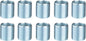 Unior Proprietary Crank Repair Pedal Thread Inserts Left Crankarm 9/16" 10 Pack Silver