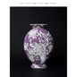 “Nirvana” Phoenix Relief Flat Vase – New Chinese Asian Home Decor